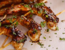 Moroccan Glazed BBQ Prawns