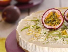 Passionfruit, White Chocolate and Cashew Cheese-Fake