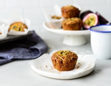 Passionfruit, Coconut & Quinoa Muffins