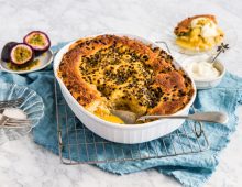 Passionfruit Self-Saucing Pudding