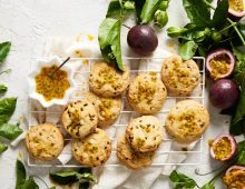 Passionfruit and White Chocolate Chip Cookies